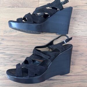 Aerosoles Black Wedges - Size 10